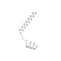 MICROPHONE HANGER ADAPTER, WHITE